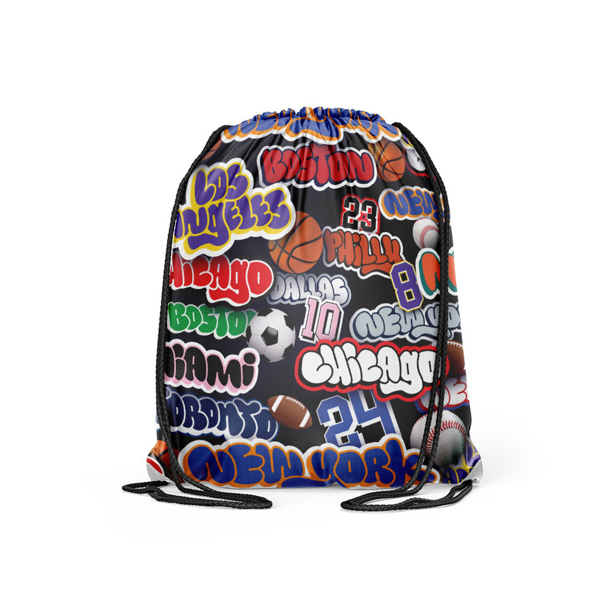 Sports Nation Canvas Sling Bag - Bee Bee Designs