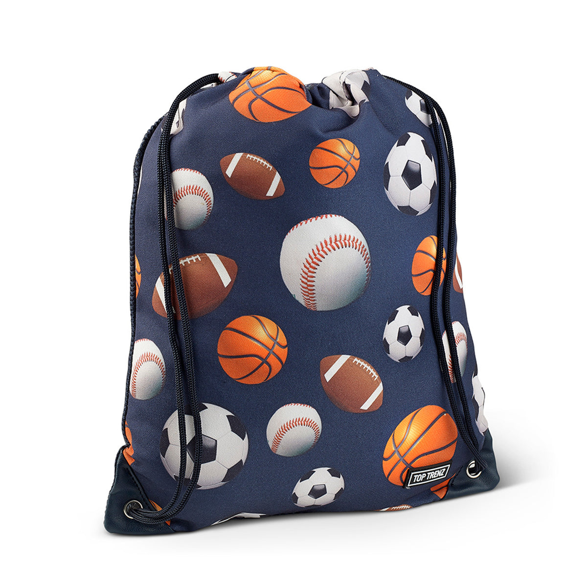 Navy Sports Canvas Sling Bag - Bee Bee Designs