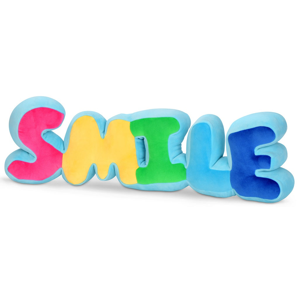 Smile Letters Plush Pillow - Bee Bee Designs