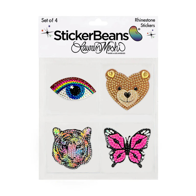 StickerBeans x Lauren Moshi – collectible StickerBean for trading + decorating at sleepaway or overnight camp by Bee Bee Designs