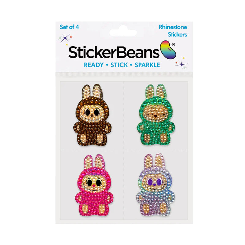 Labubu Stickerbean Pack – collectible StickerBean for trading + decorating at sleepaway or overnight camp by Bee Bee Designs