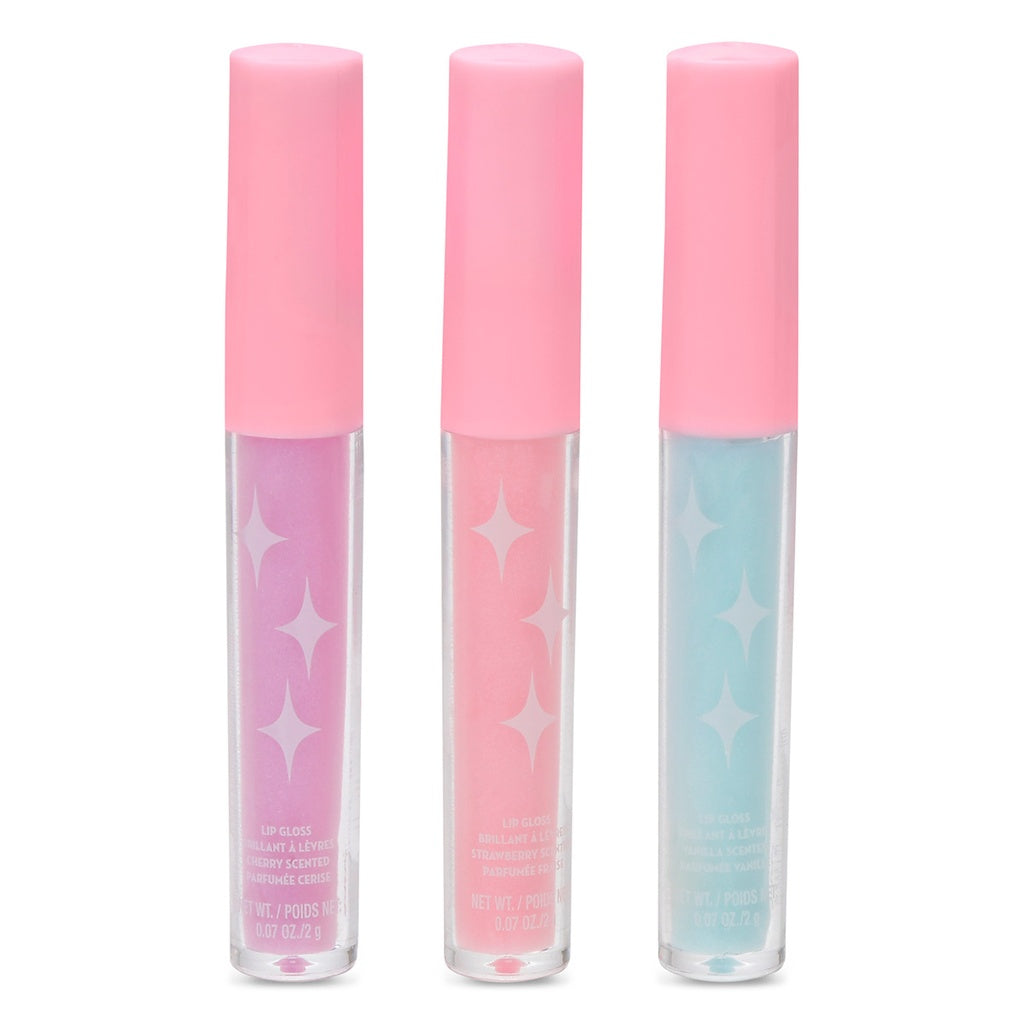 Sparkle and Shine Lip Gloss Trio - Bee Bee Designs