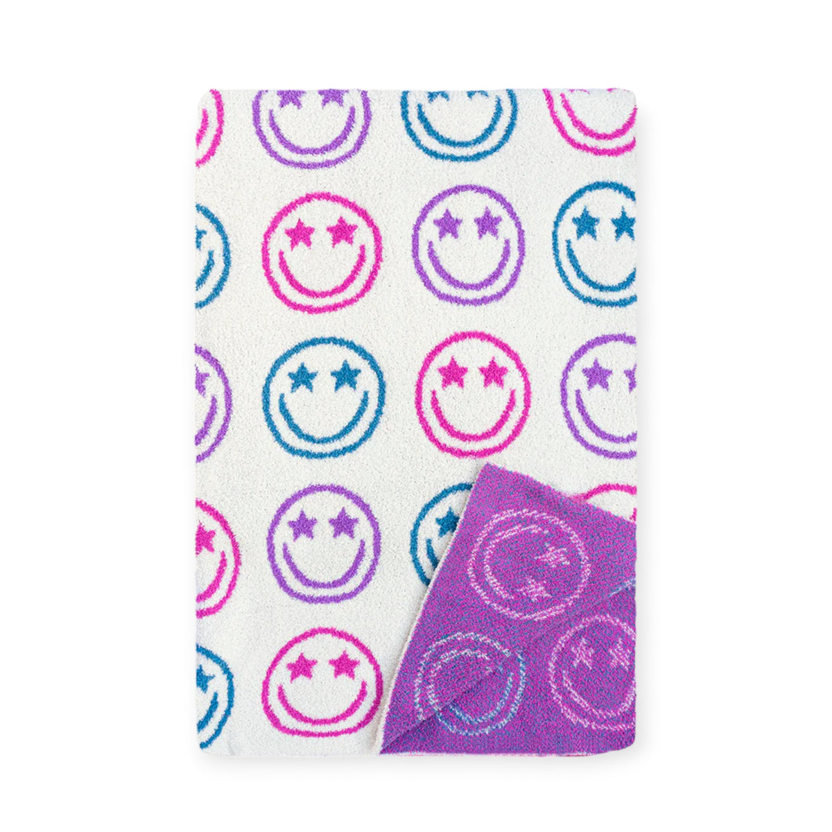 Multicolor Star Smile Smushie Blanket - Bee Bee Designs