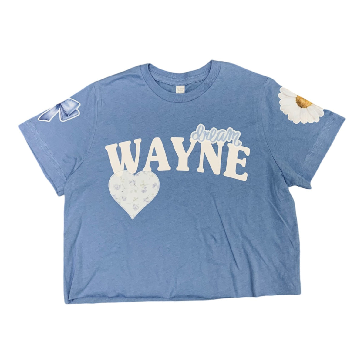 Cropped Camp Shirt with 2 Patches - Bee Bee Designs