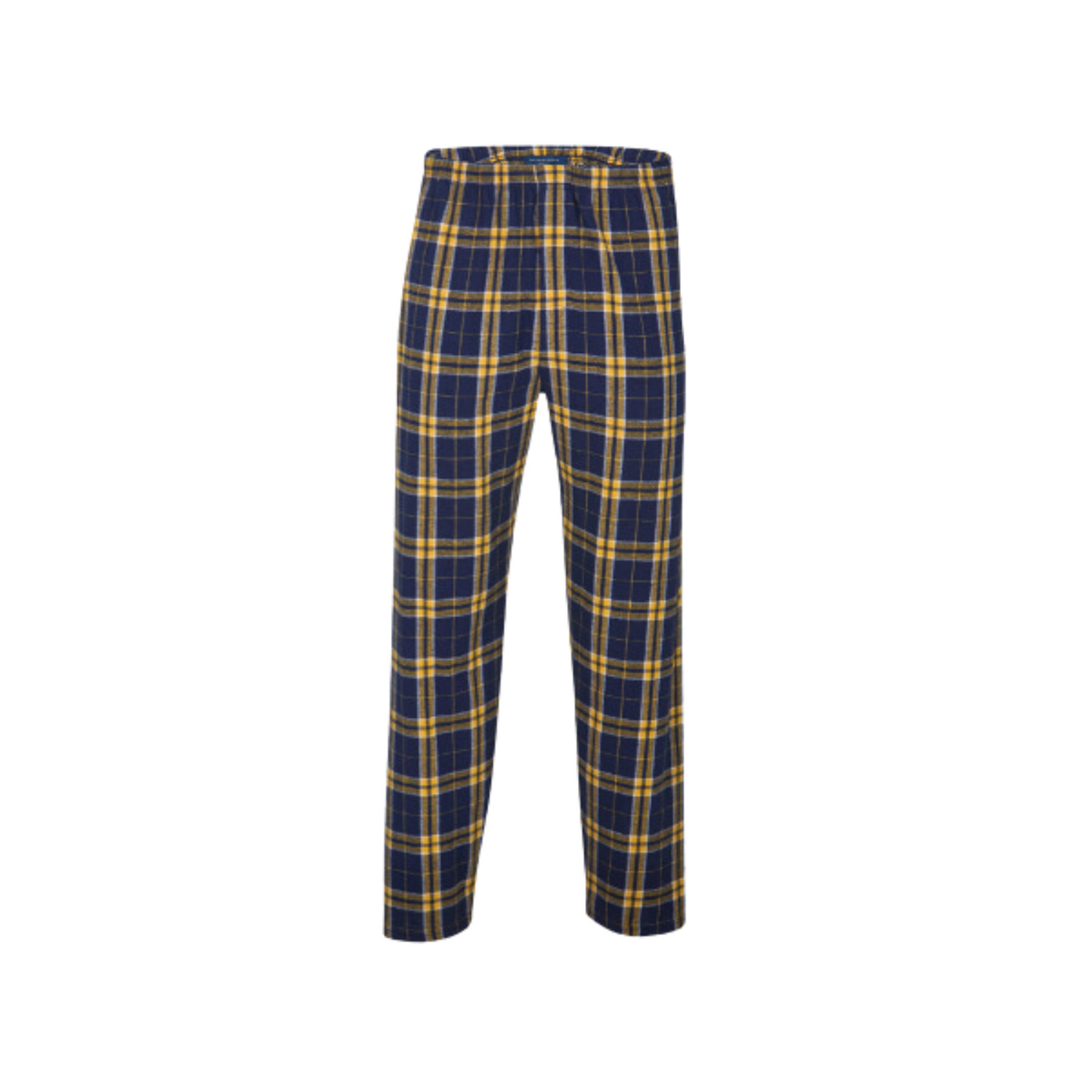 Navy and Gold Flannel Pants - Bee Bee Designs