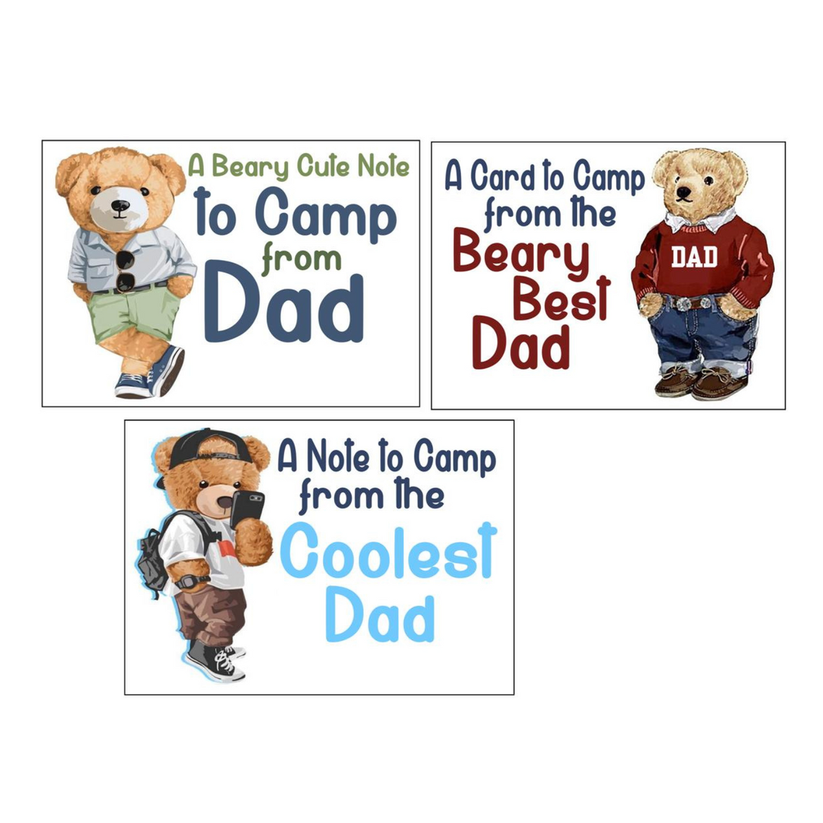 Cool Papa Bear Parent Pack (PP-55) - Bee Bee Designs