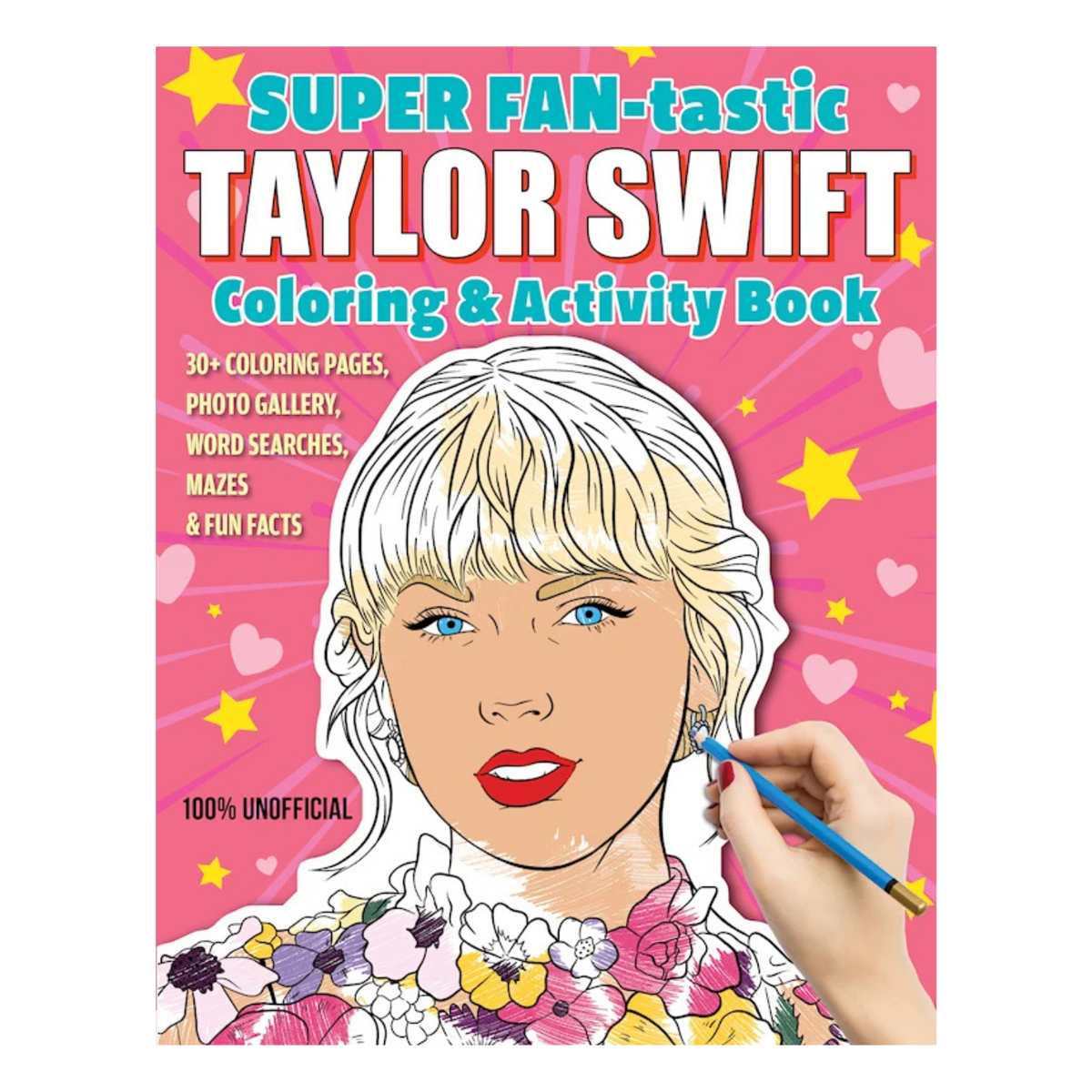 Super Fan-Tastic Taylor Swift Coloring Book - Bee Bee Designs