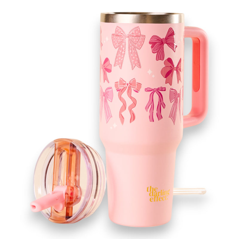 Blushing Bows Tumbler Bottle