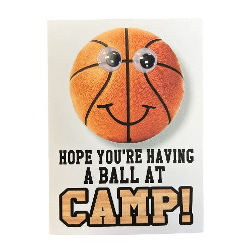 Basketball Wiggly Eye Card - Bee Bee Designs