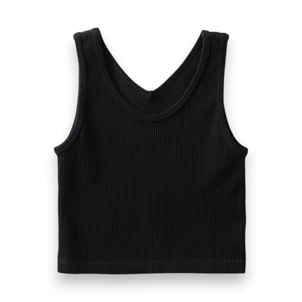 Black Rib Reversible Brami - Bee Bee Designs