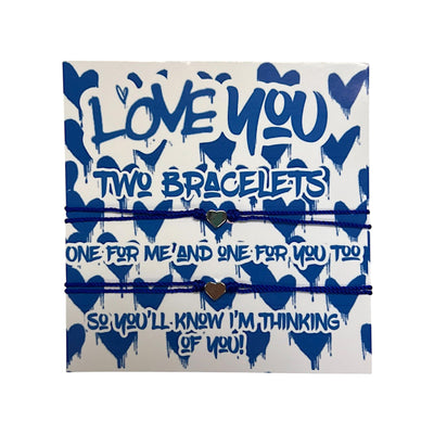 One for Me, One for You Love You Bracelets