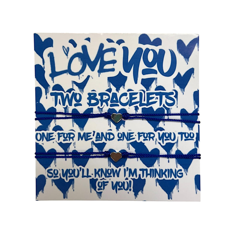 One for Me, One for You Love You Bracelets