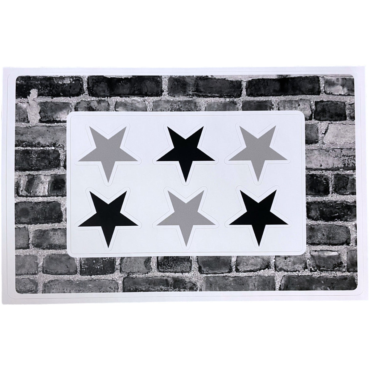 Brick Wall Camp Frame Cling Its - Bee Bee Designs