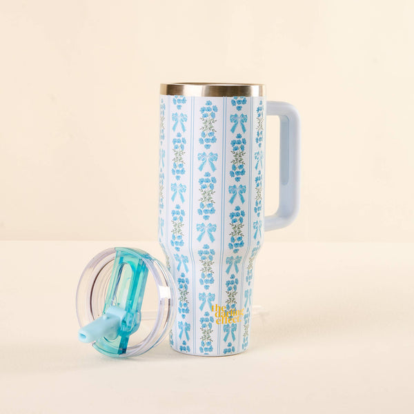 Oh So Fancy Blue Tumbler Bottle – 40 oz.