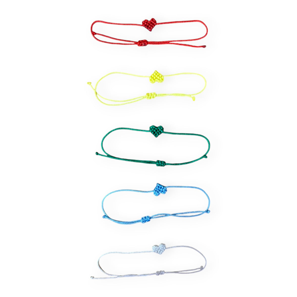 Camp Heart String Bracelet - Bee Bee Designs