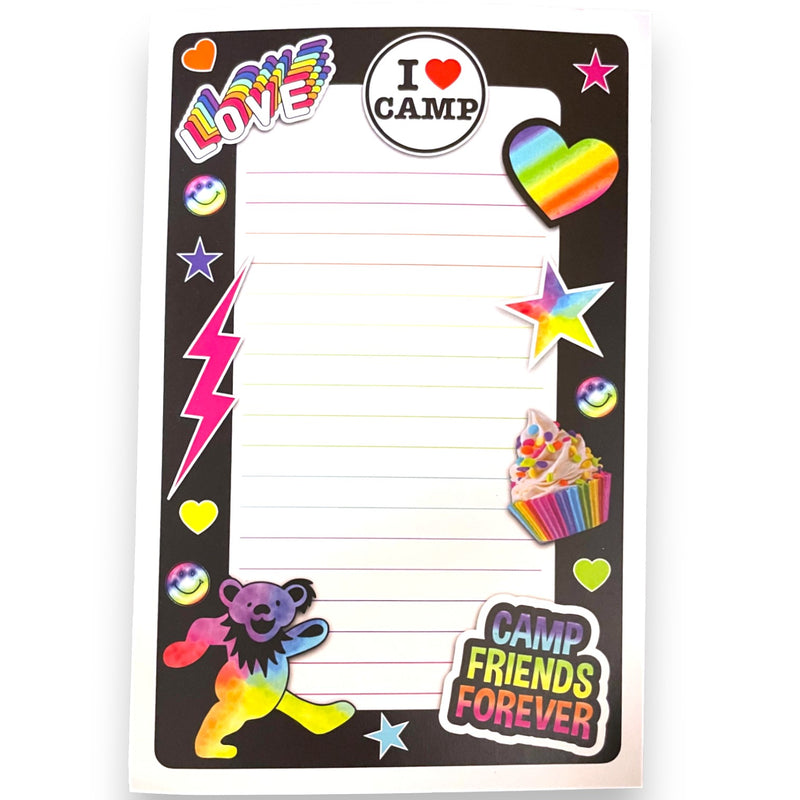 I Heart Camp Lined Notepad