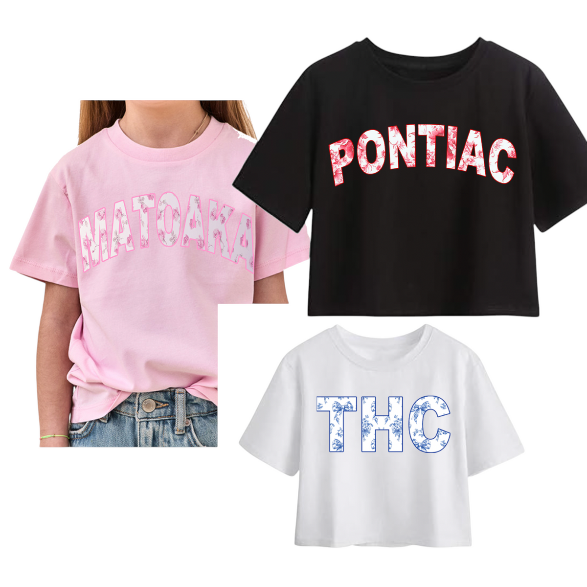 Camp Toile T-Shirt - Bee Bee Designs