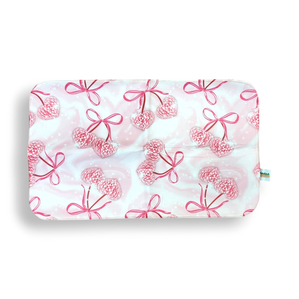 Disco Cherries Mat – Soft, Washable, Camp-Ready