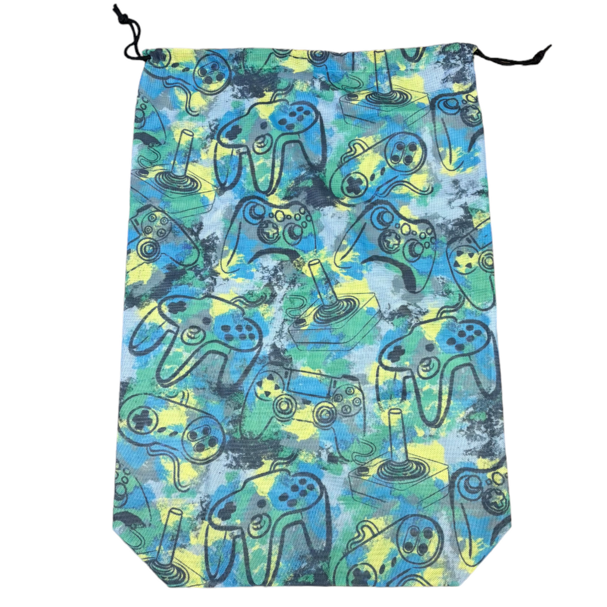 I'm Gaming Camp Mesh Laundry Bag for dirty clothes – summer camp essential, breathable mesh, Bee Bee Designs.