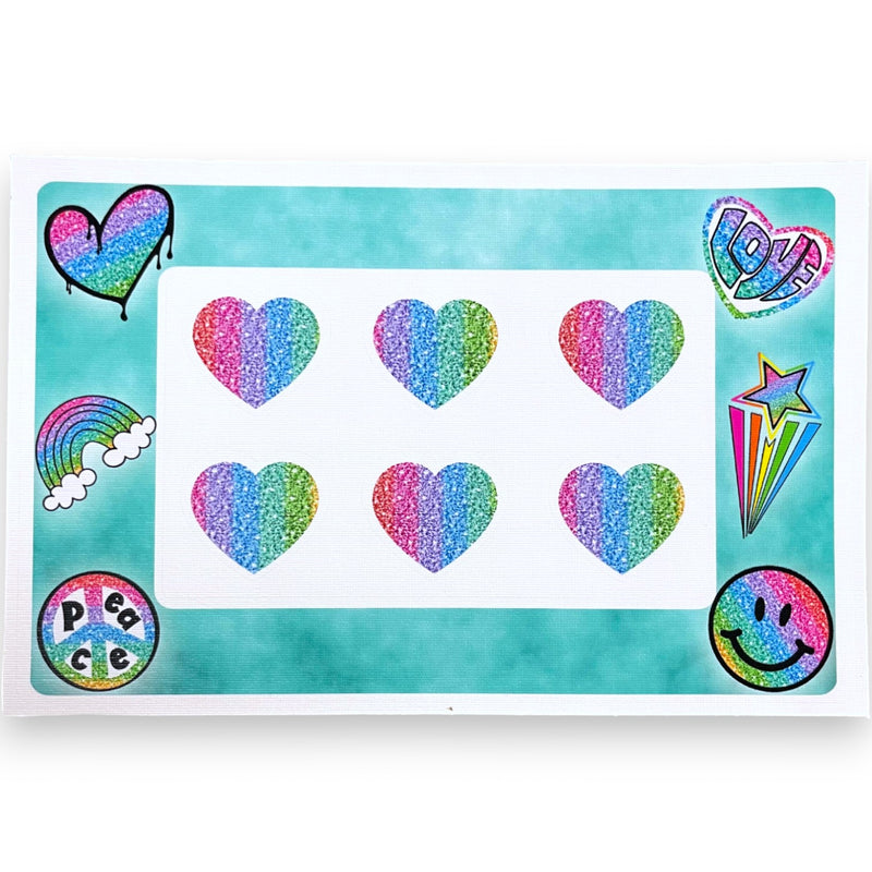 Glitter Camp Frame Cling Its