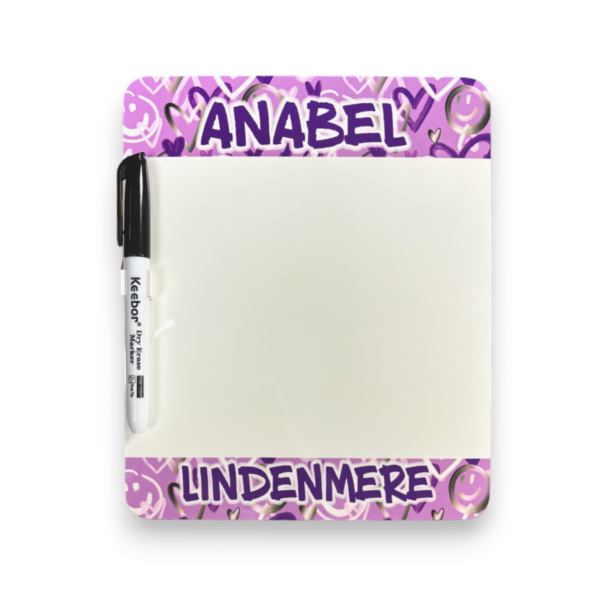 Graffiti Love Smiles Dry Erase Board - Bee Bee Designs