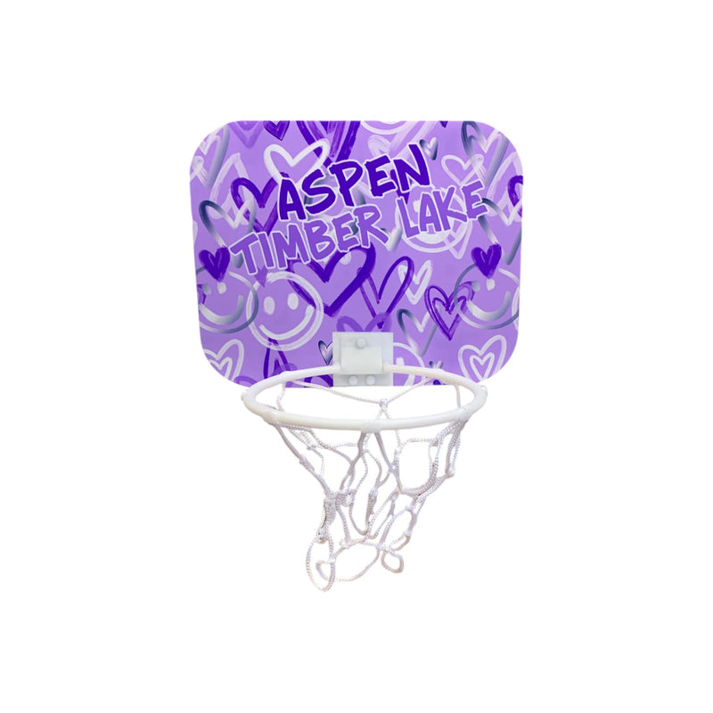 Graffiti Love Smiles Basketball Hoop