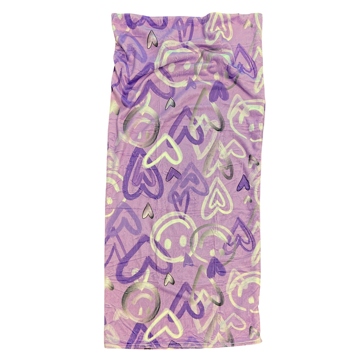 Graffiti Love Smiles Camp Sleep Sack – Soft, Washable Camp Bedding