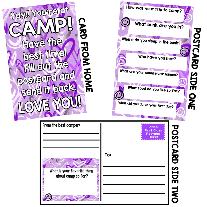 Graffiti Love Smiles First Letter to Camp