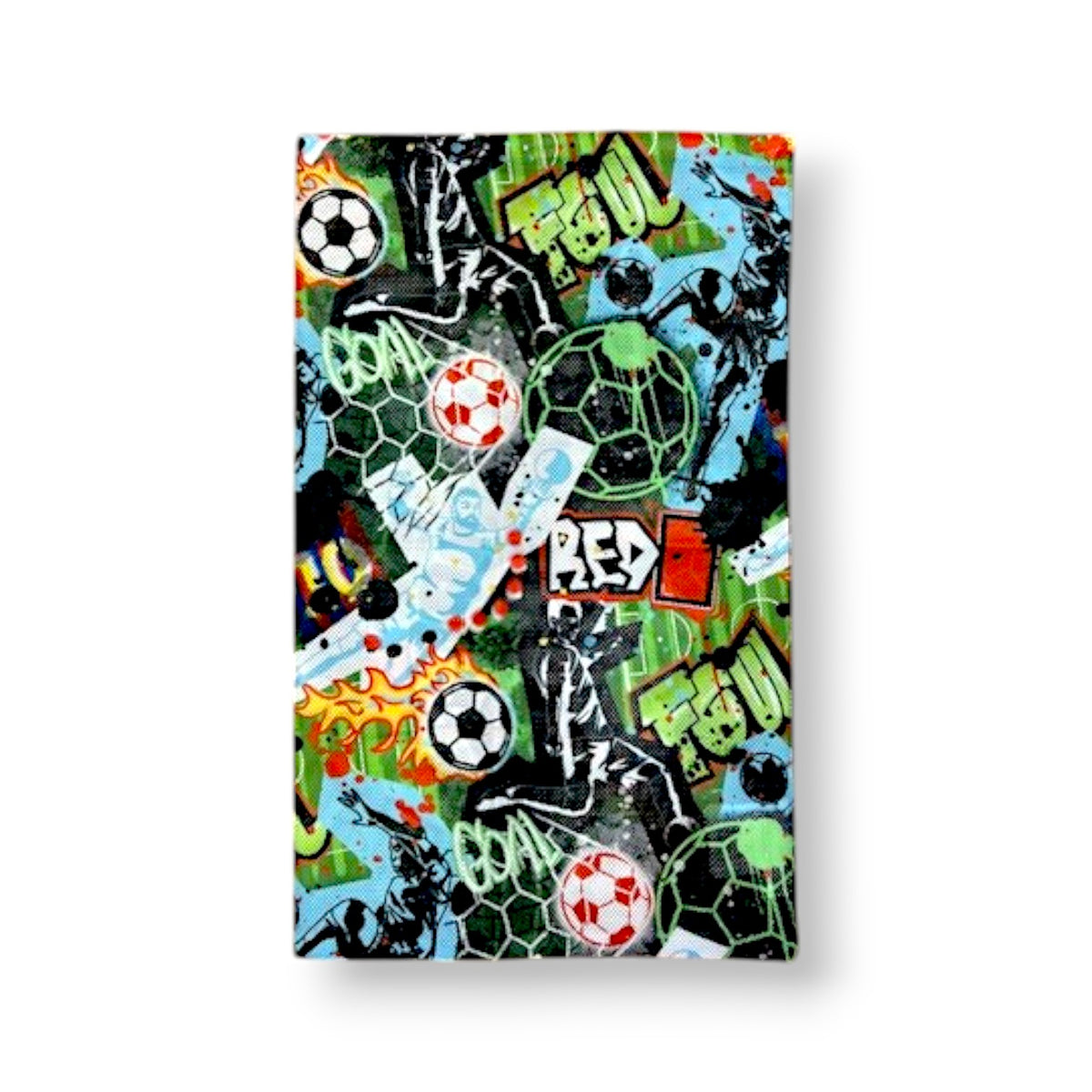 Graffiti Soccer Mesh Sock Bag – keeps socks paired, summer camp bunk essential, Bee Bee Designs.