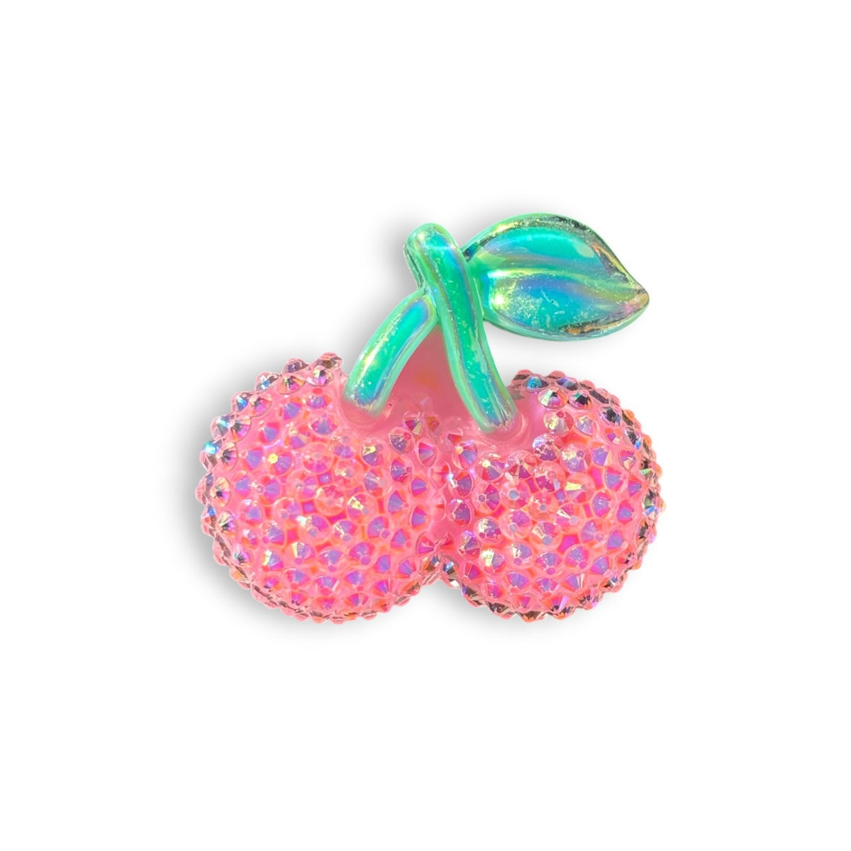 Shimmery Cherries Shoe Charm - Bee Bee Designs
