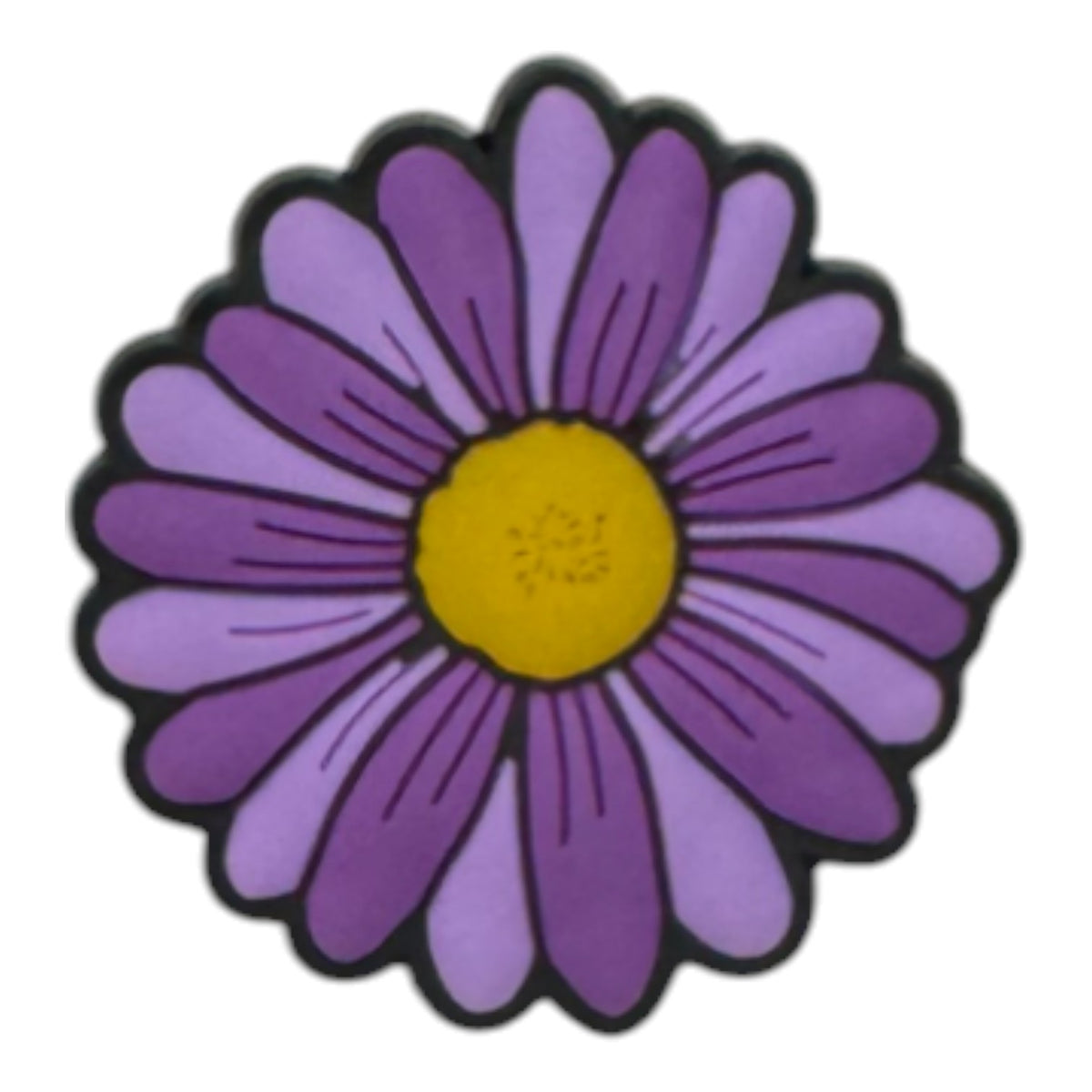 Purple flower Shoe Charm - Bee Bee Designs