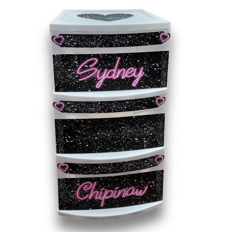 Giant Neon Galaxy Drawers