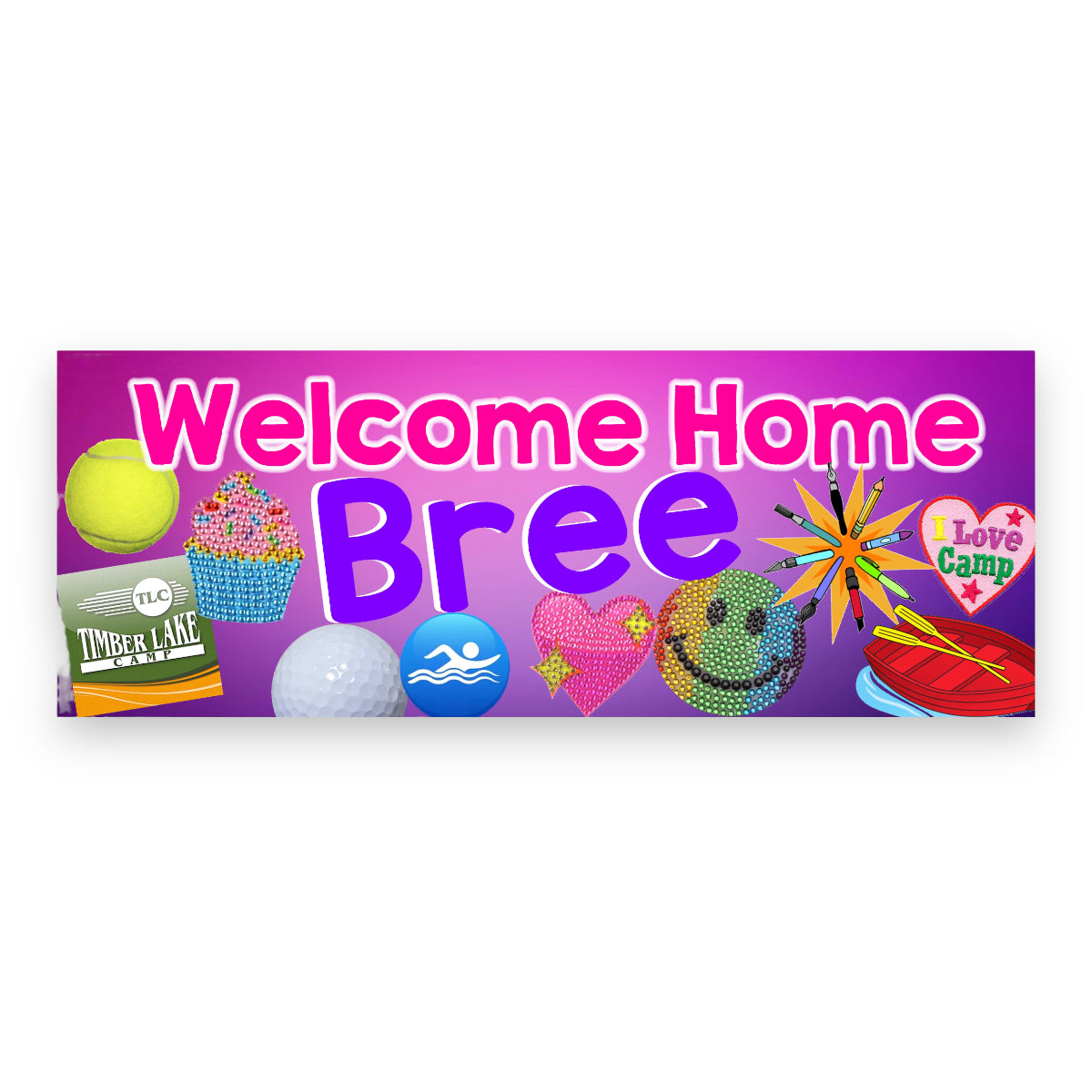 Welcome Home Banner - Bee Bee Designs