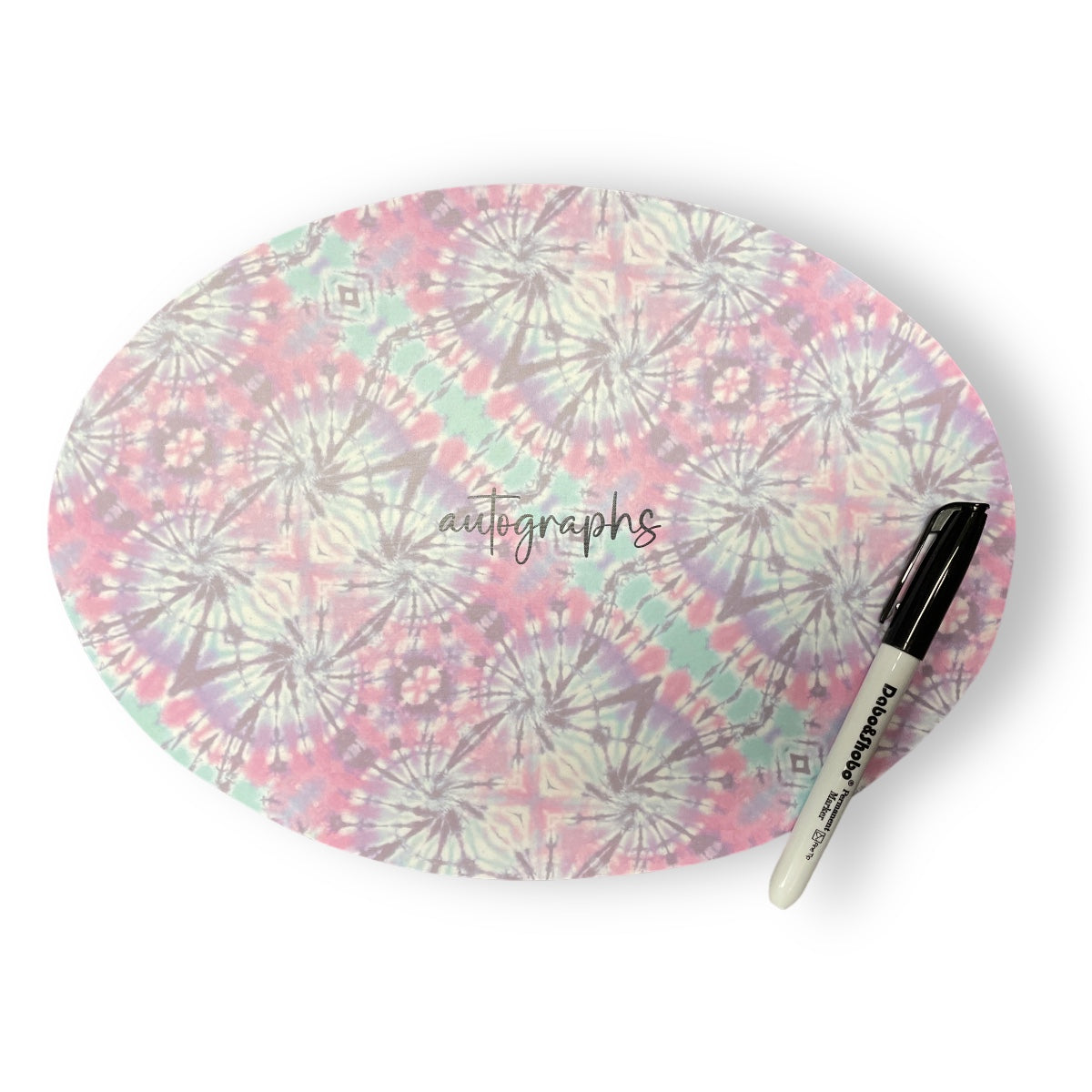 Pink and Purple Tie Dye Autograph Cling it - Bee Bee Designs