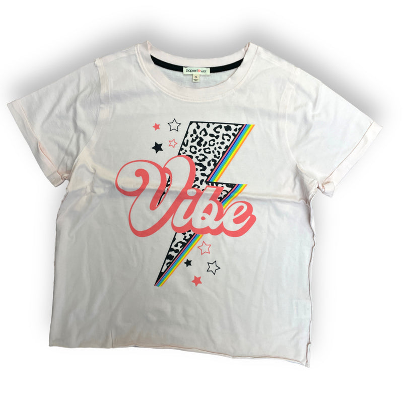 Vibe Raw Edge Bolt Tee