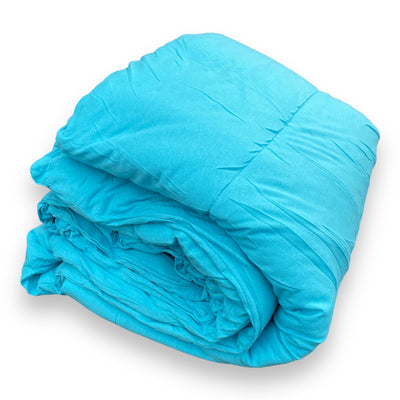 Aqua Jersey Camp Comforter