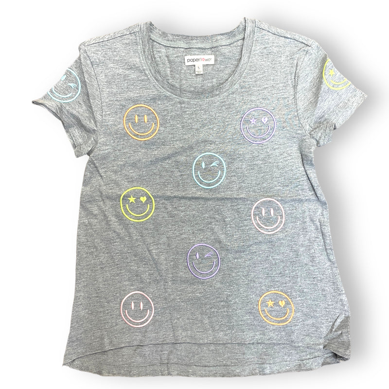Embroidered Smileys Tee