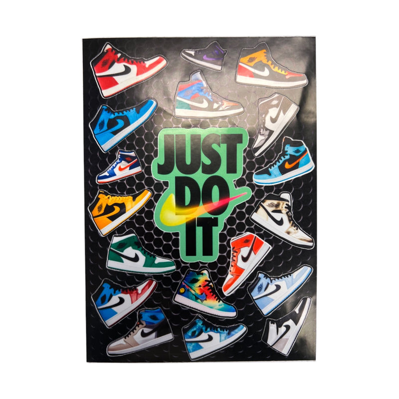 Just Do It Card with Stickers