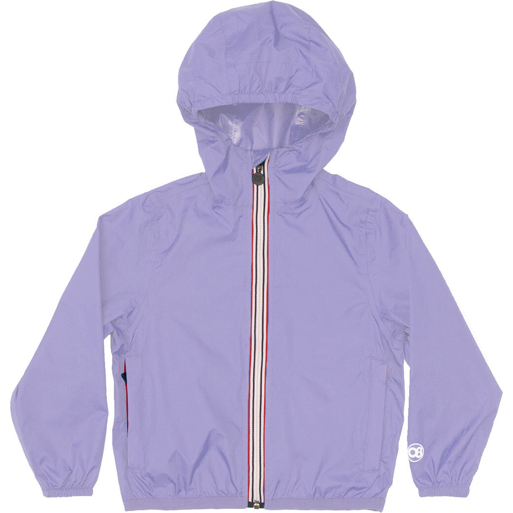 Light Purple Packable Rain Jacket - Bee Bee Designs