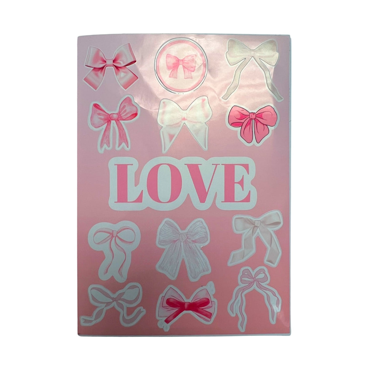 Bows Collage Card with Stickers - Bee Bee Designs