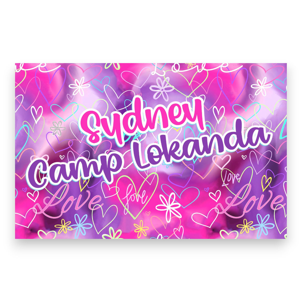 Love Sprinkles Camp Poster - Bee Bee Designs