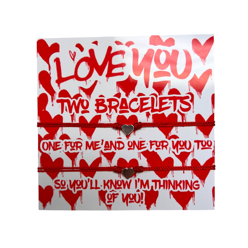 One for Me, One for You Love You Bracelets