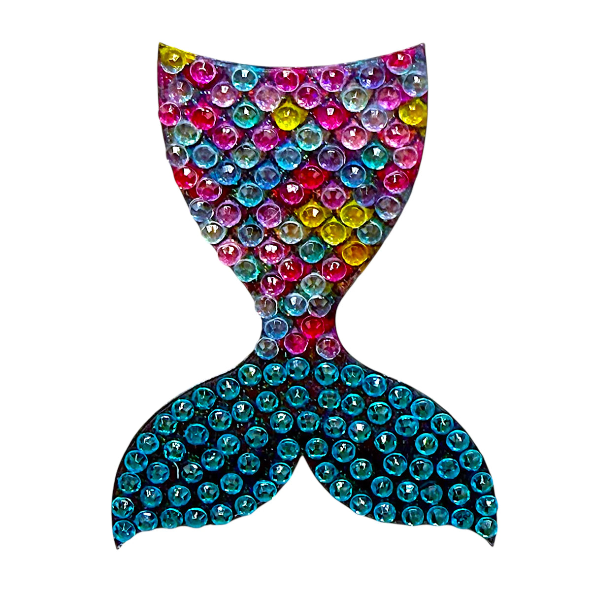 Terez Mermaid Tail StickerBean – collectible StickerBean for trading + decorating at sleepaway or overnight camp by Bee Bee Designs