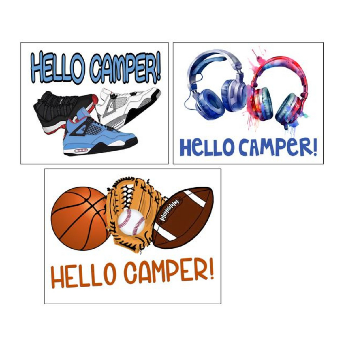 Hello Sporty Camper (PP-57) - Bee Bee Designs