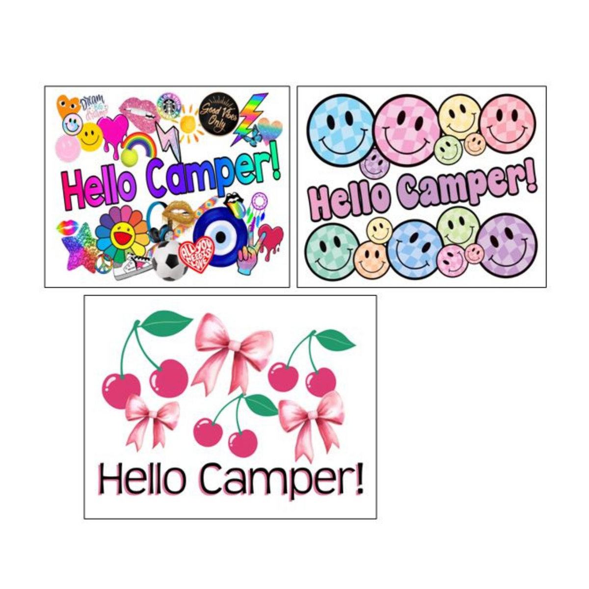 Hello Preppy Camper (PP-58) - Bee Bee Designs