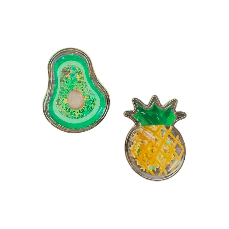 Puffy Fruit Shoe Charm