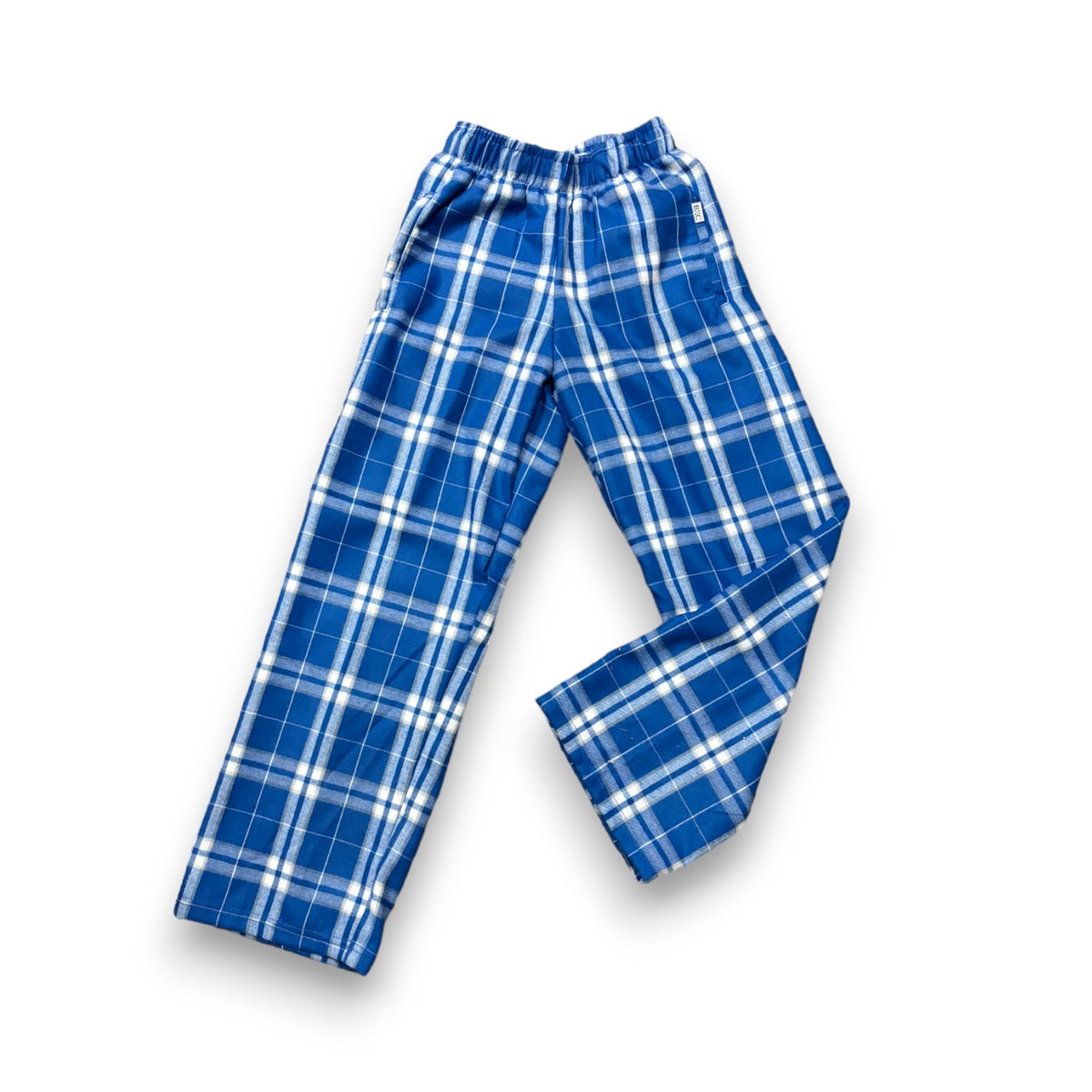 Royal Blue Flannel Pants - Bee Bee Designs