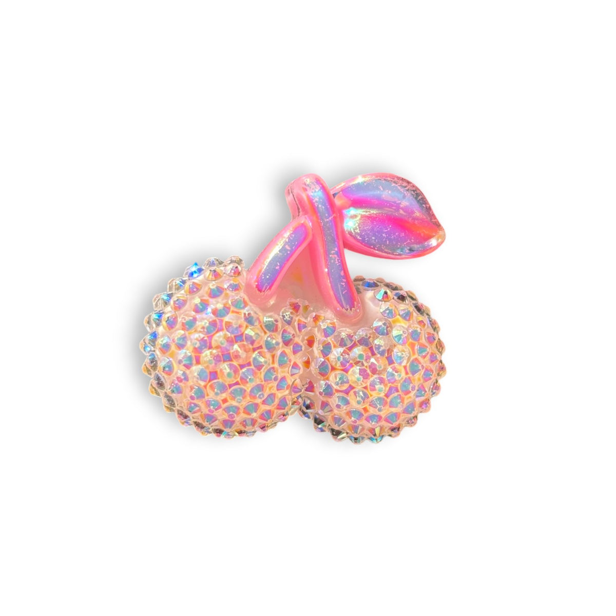 Shimmery Cherries Shoe Charm - Bee Bee Designs
