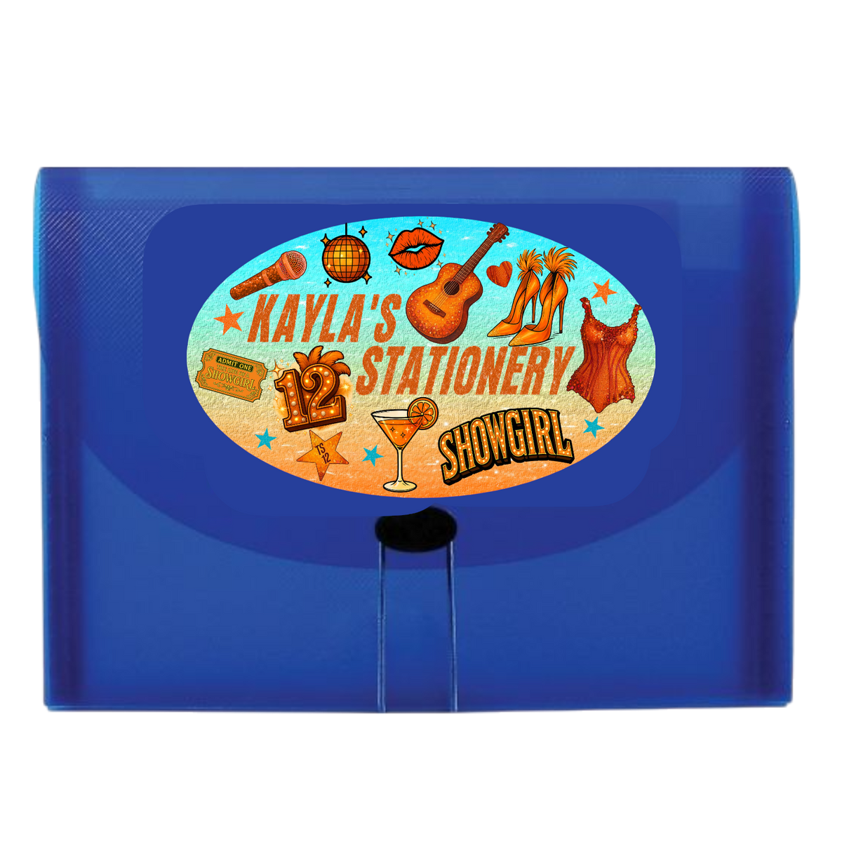 Life of a Showgirl 7-Pocket File - Bee Bee Designs