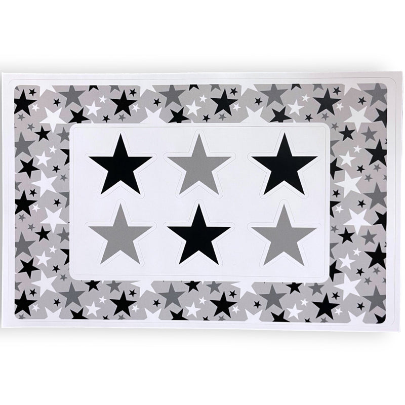 Silver Stars Camp Frame Cling Its